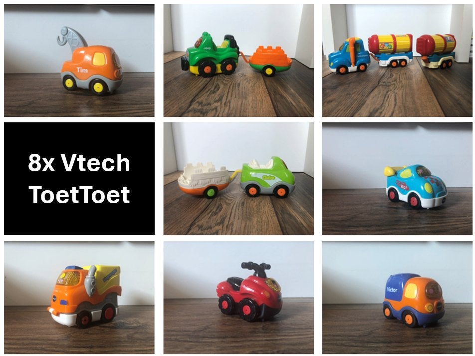 Vtech ToetToet | 8 auto's, Ophalen of Verzenden, Gebruikt, 2 tot 4 jaar