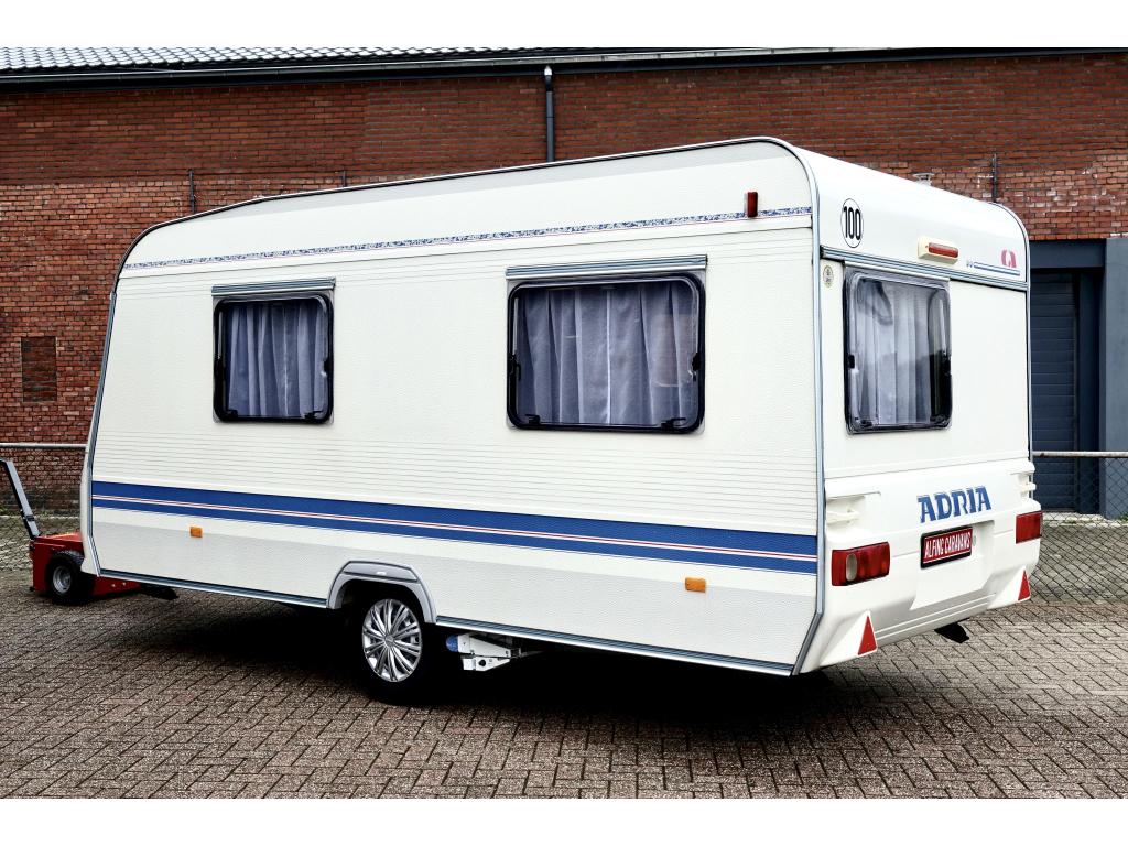 Adria Unica 432 PX Mover Voortent Nieuwstaat!, Caravans en Kamperen, Bedrijf, Treinzit, 750 - 1000 kg, Overige typen