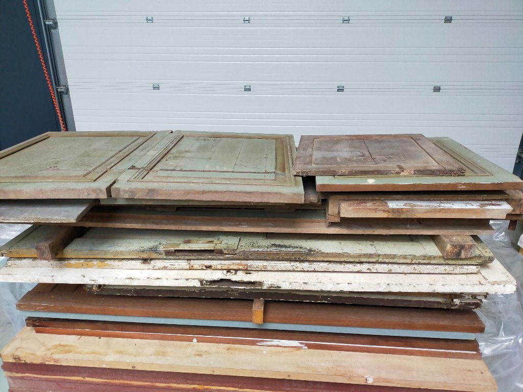 Grote partij antieke deuren, Ophalen, Gebruikt, 120 cm of meer, Binnendeur