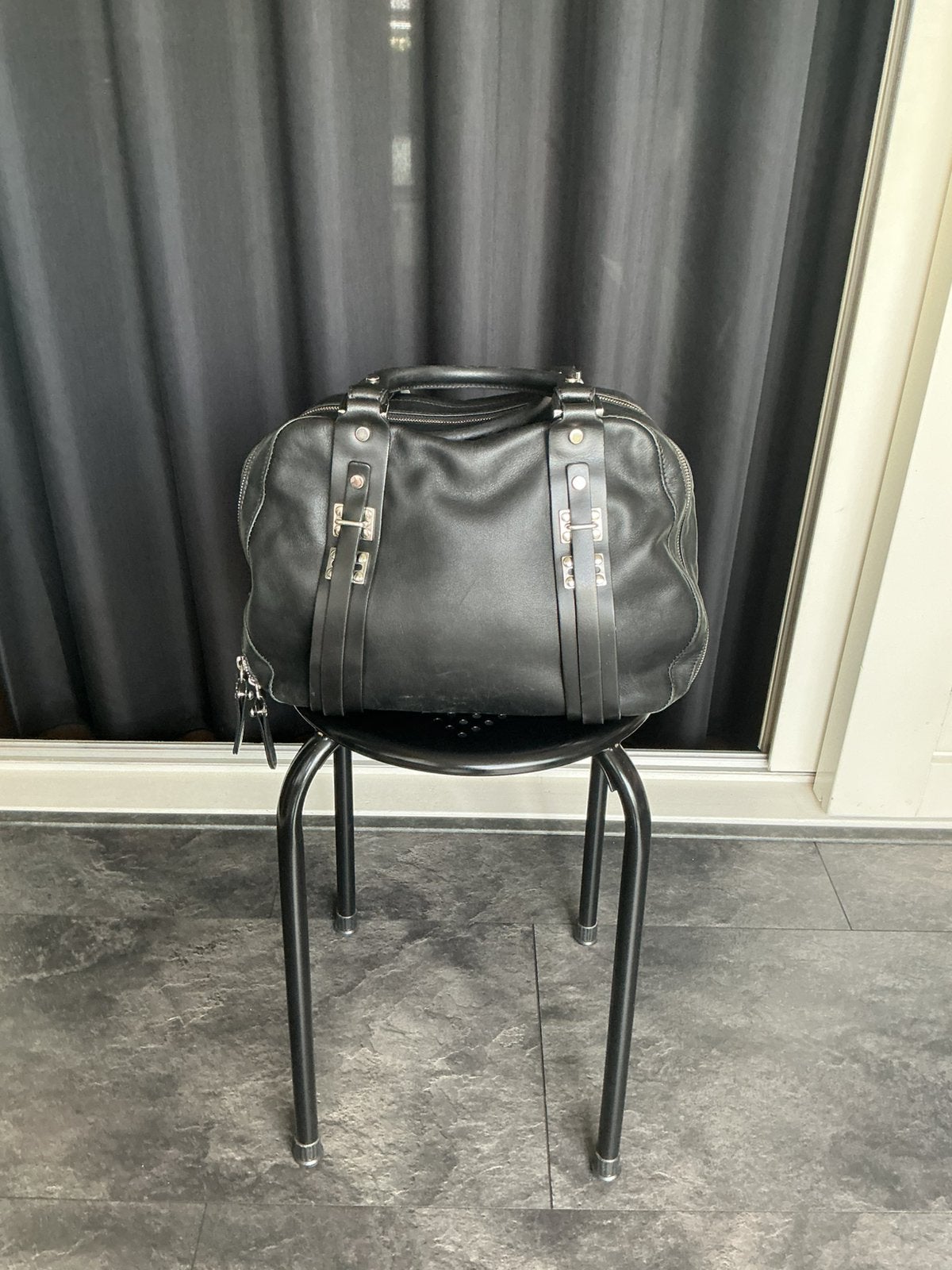 Diesel black gold collectie zwart leren tas, Ophalen of Verzenden, Zo goed als nieuw, Zwart, Handtas