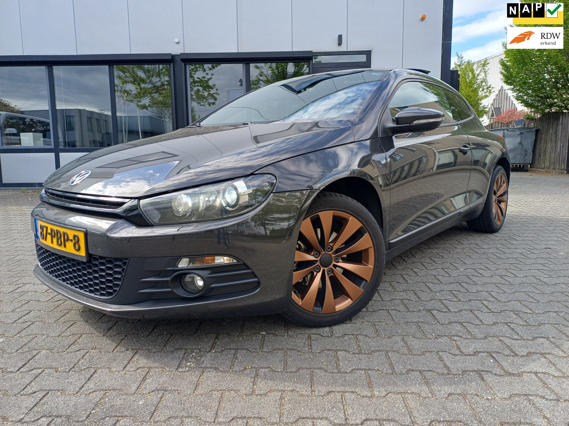 Volkswagen Scirocco 1.4 TSI Highline Plus PANORAMADAK/NAVI/P, Auto's, Volkswagen, Voorwielaandrijving, Euro 5, Gebruikt, Zwart