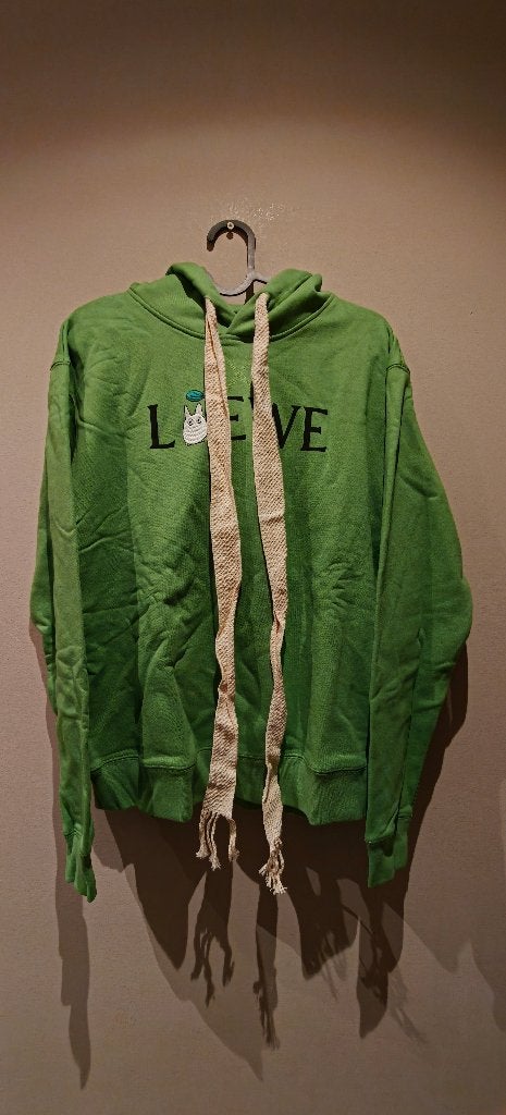 LOEWE x Suna Fujita "Rabbit Moon" Hoodie – Groen (Maat S), Nieuw, Ophalen of Verzenden, Loewe, Groen