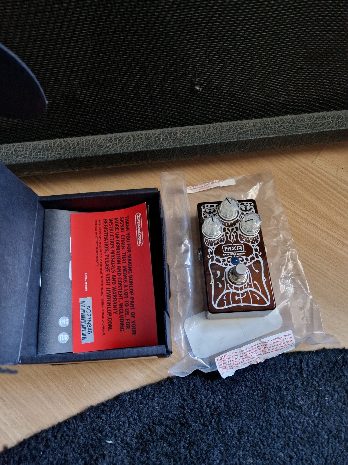 MXR Custom Brown Acid Fuzz - Zo goed als nieuw, Muziek en Instrumenten, Effecten, Ophalen of Verzenden, Zo goed als nieuw, Distortion, Overdrive of Fuzz