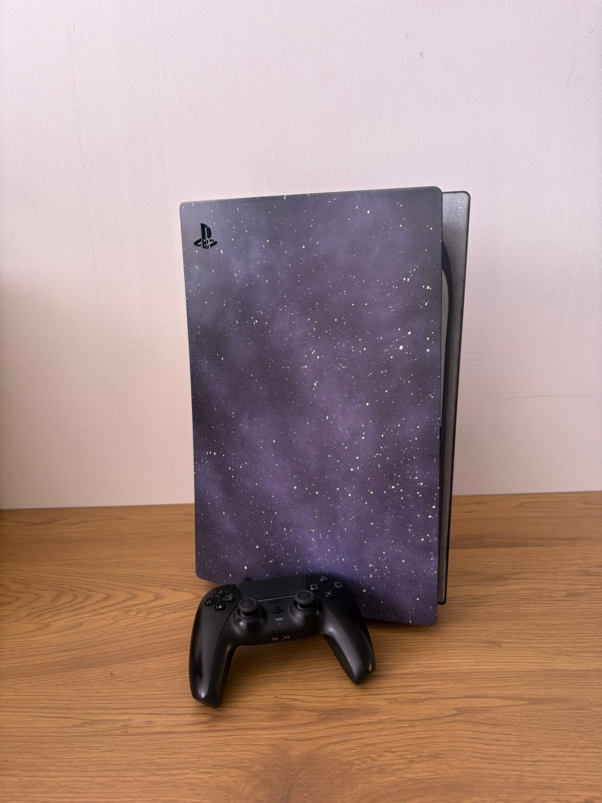 PS5 Disc Editie met Handgeschilderde Custom Platen, Spelcomputers en Games, Ophalen of Verzenden, Gebruikt, Online