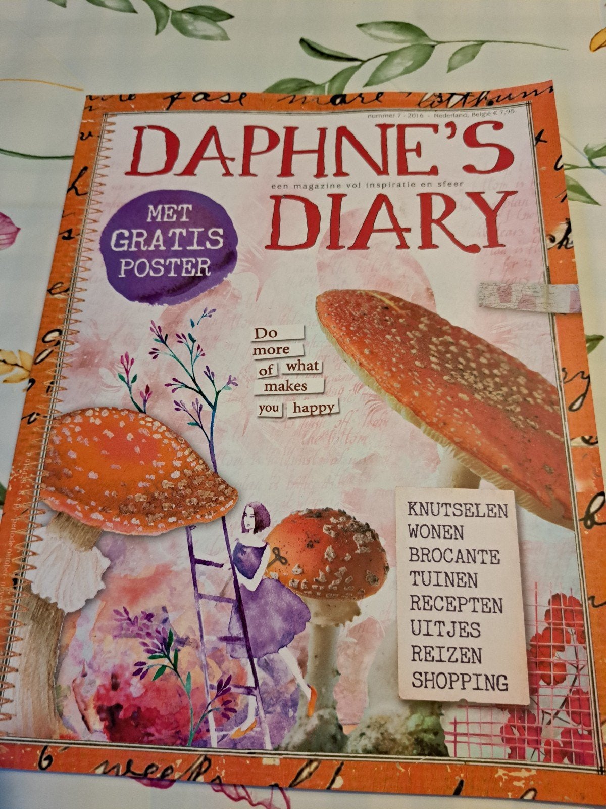 T: Daphne's Diary Magazine - Nummer 7, 2016, Ophalen of Verzenden, Zo goed als nieuw, Overige typen