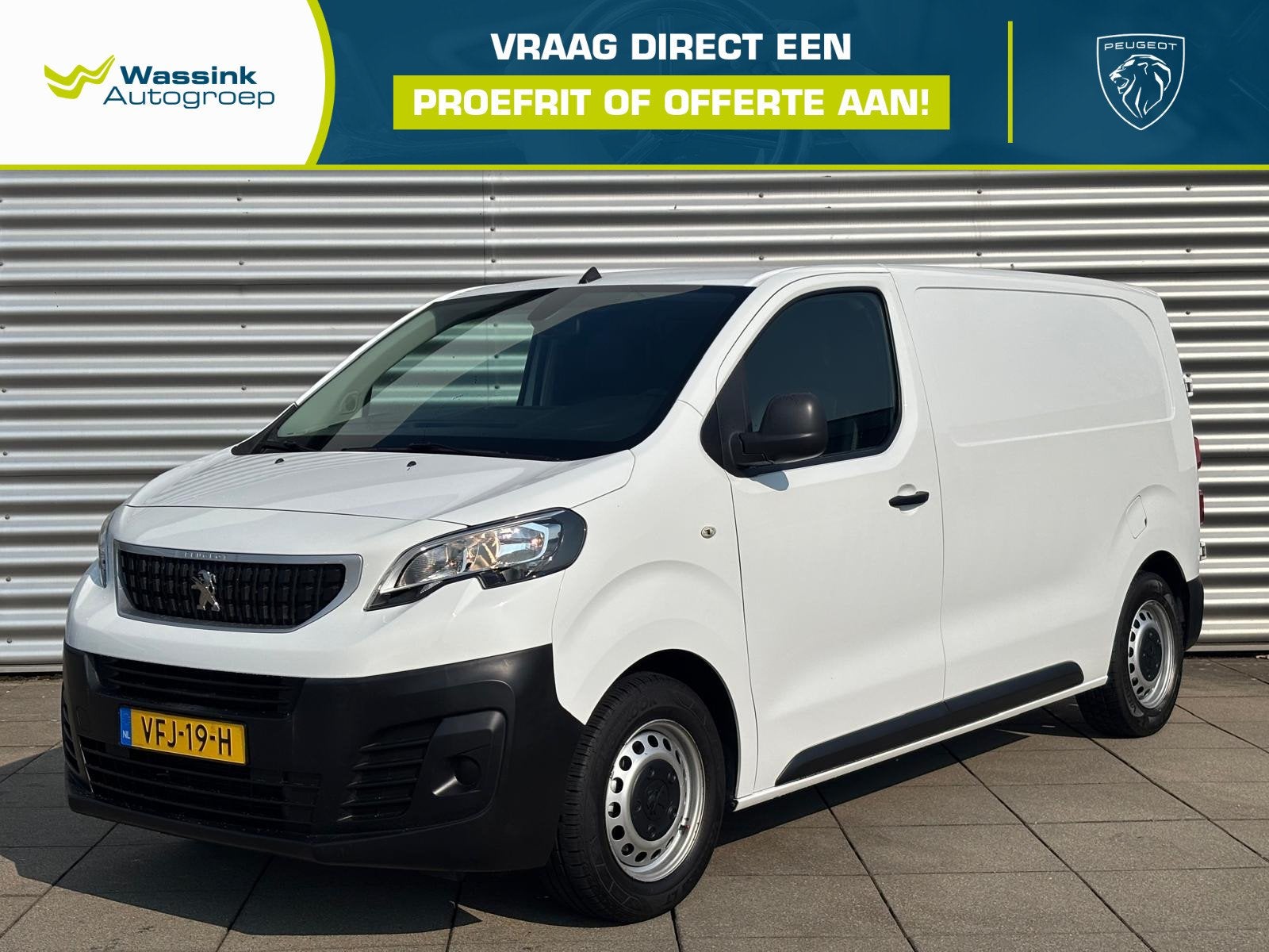 Peugeot Expert 1.5 BlueHDI 100 Standard Premium Airco | Navi, Auto's, Voorwielaandrijving, Gebruikt, 4 cilinders, Leder en Stof