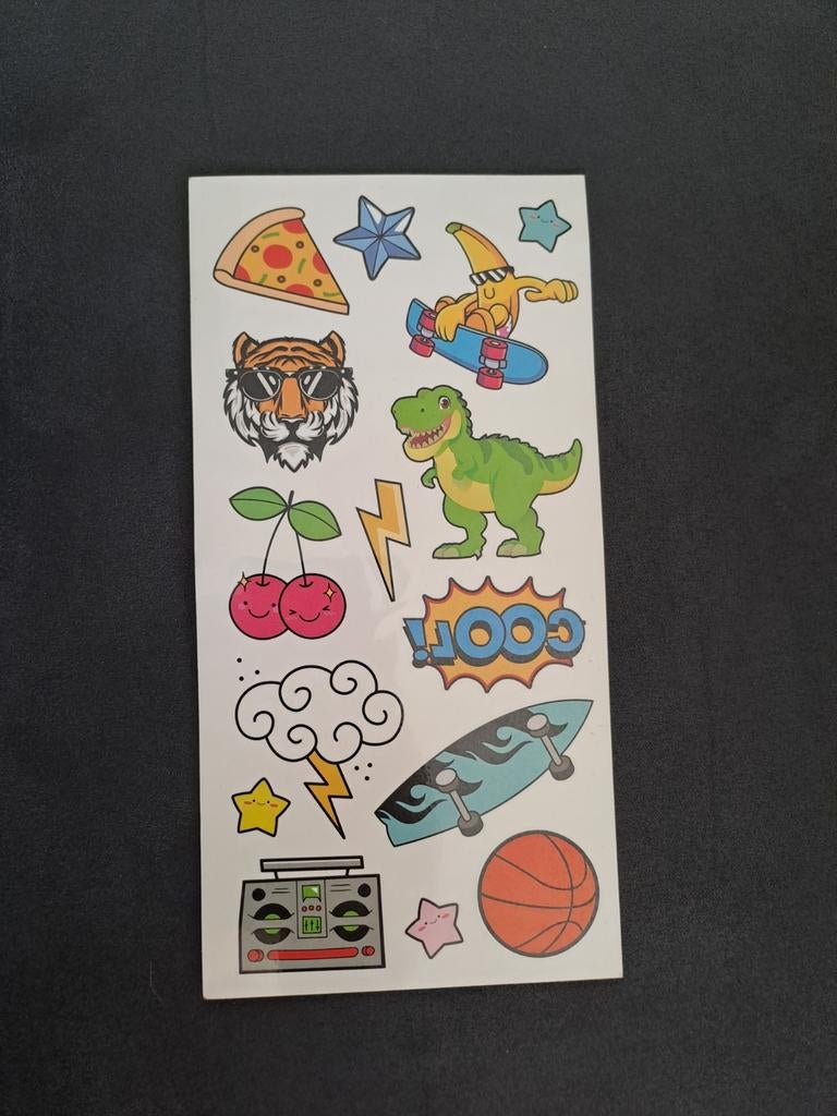 Leuke plak tattoos voor kinderen plakplaatjes, Ophalen of Verzenden, Nieuw, Meerdere plaatjes