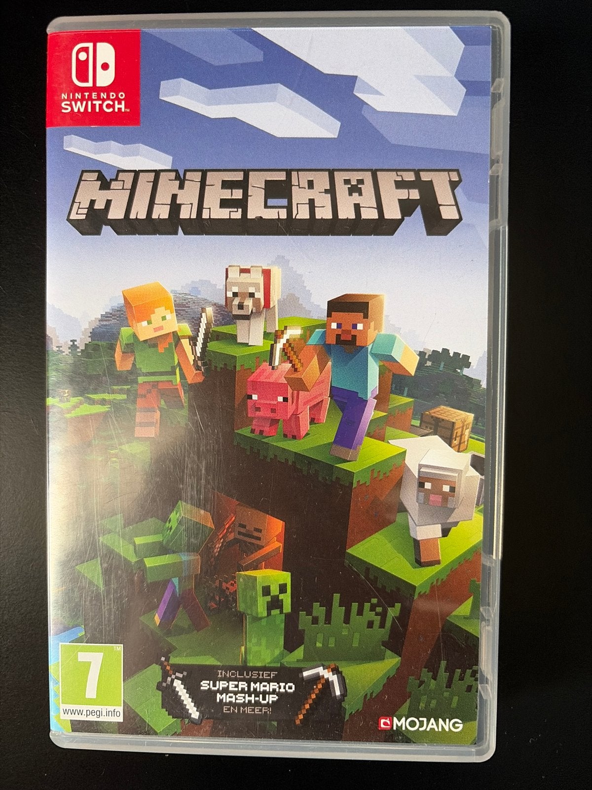 Minecraft voor nintendo switch, Eén computer, Ophalen of Verzenden, Zo goed als nieuw, 3 spelers of meer