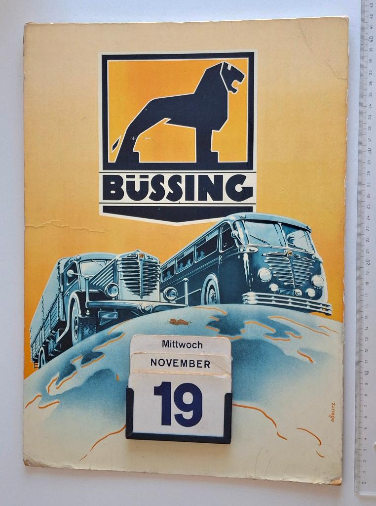 Büssing kalender, Ophalen of Verzenden, Gebruikt, Auto's