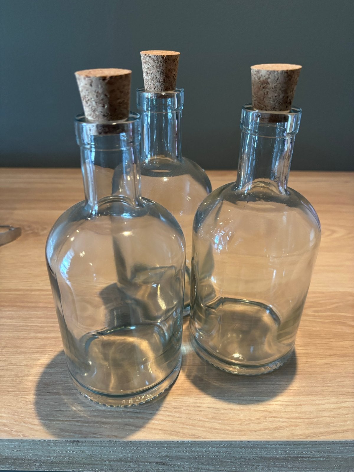 Glazen flessen met kurk 0,5 liter., Ophalen, Nieuw, Overige merken, Glas