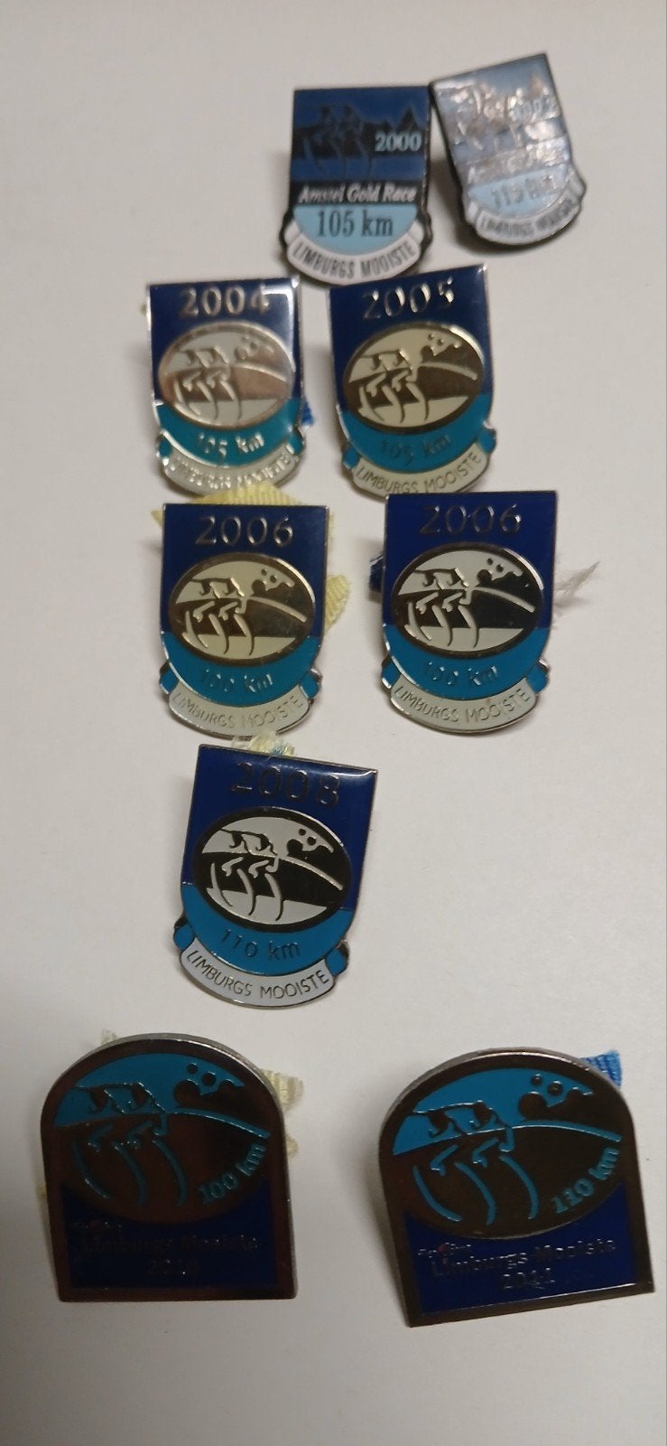 Amstel Gold Race / Limburgs Mooiste Pins - Diverse Jaren, Verzamelen, Ophalen, Gebruikt, Sport, Speldje of Pin