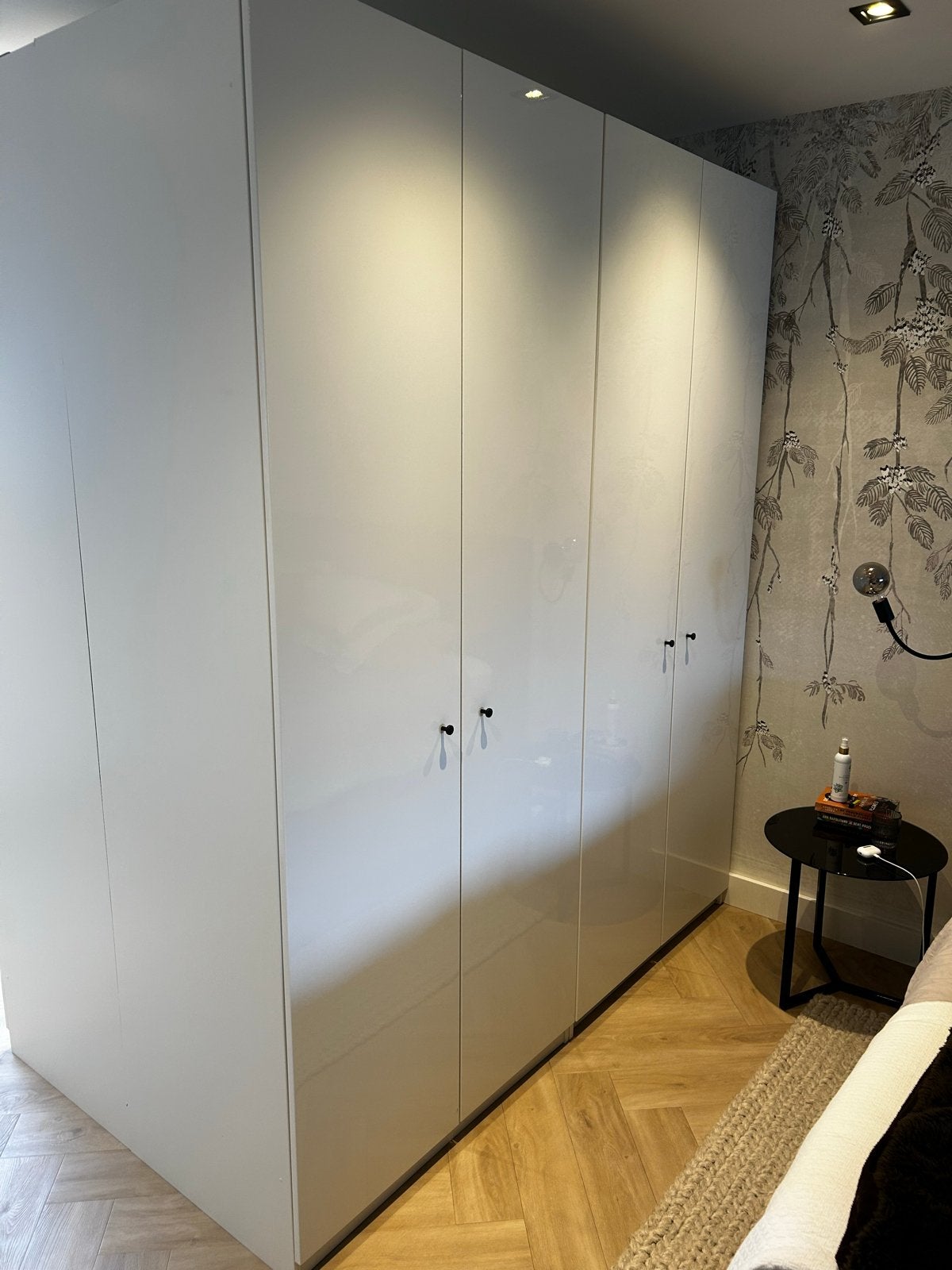 4x IKEA Pax kasten met hoogglans witte deuren, Ophalen, Overige materialen, Gebruikt, 200 cm of meer