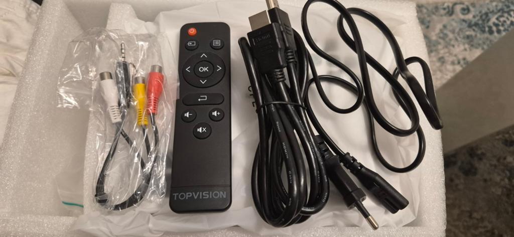 TOPVISION Portable LED Projector, Audio, Tv en Foto, Beamers, Ophalen of Verzenden, LED