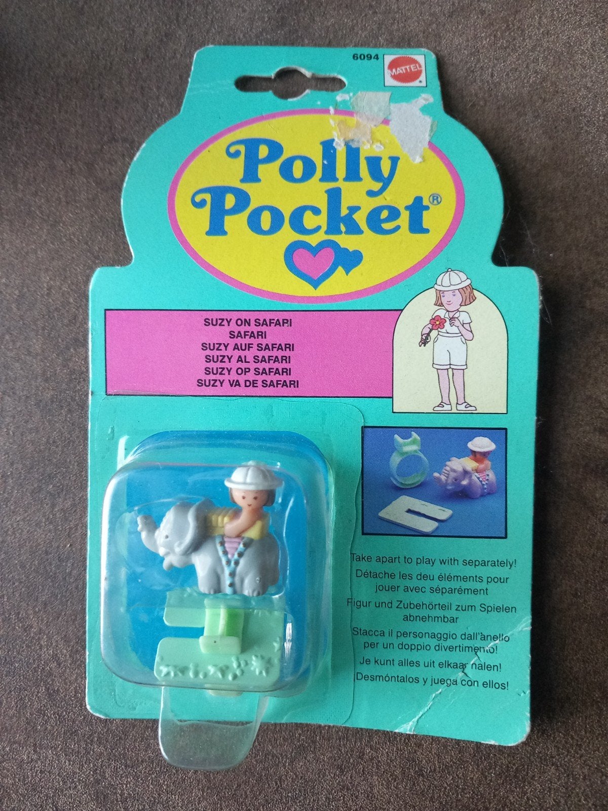 Vintage Polly Pocket Suzy op Safari Ring - Nieuw, Ophalen of Verzenden, ., ., .