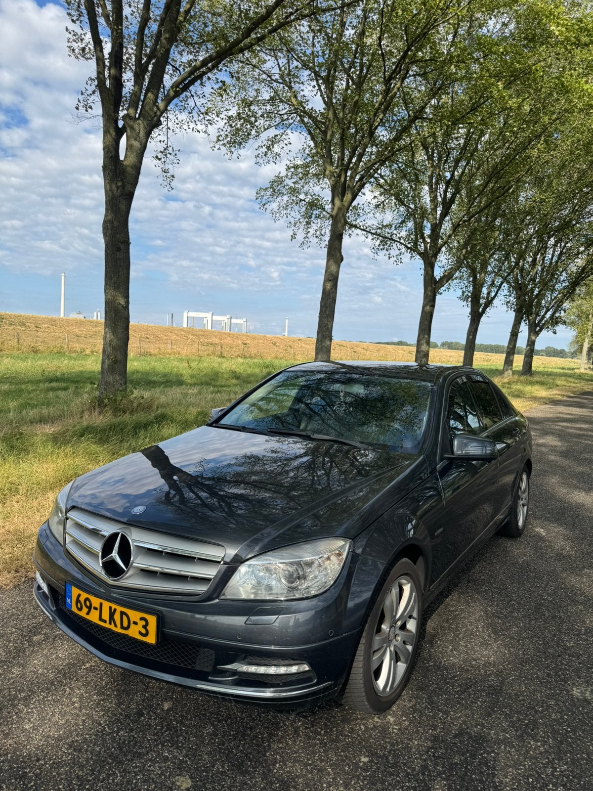 MercedesBenz C-Klasse 1.8 C180 CGI Sedan AUT NAP 2010 Grijs, Auto's, Automaat, 745 kg, Achterwielaandrijving, 1800 kg