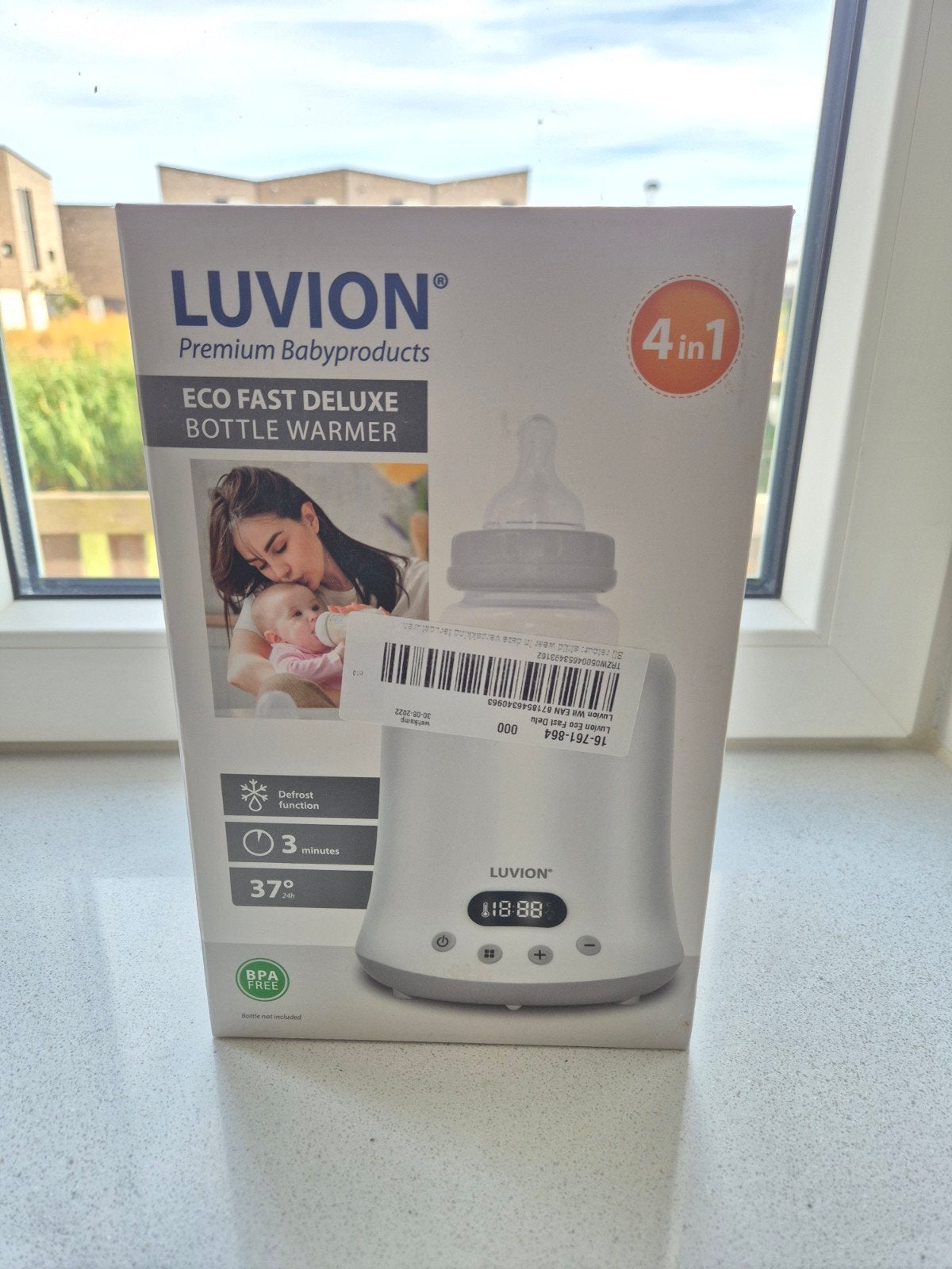 Luvion Eco Fast Deluxe Flessenwarmer, Flessen- of potjesverwarmer, Gebruikt, Luvion, Ophalen of Verzenden