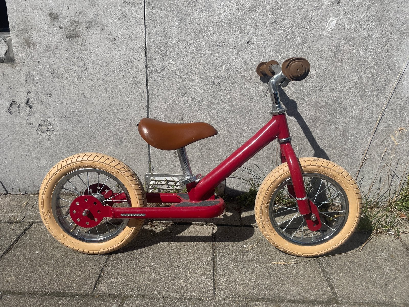 trybike loopfiets rood, Ophalen, Zo goed als nieuw, Minder dan 16 inch