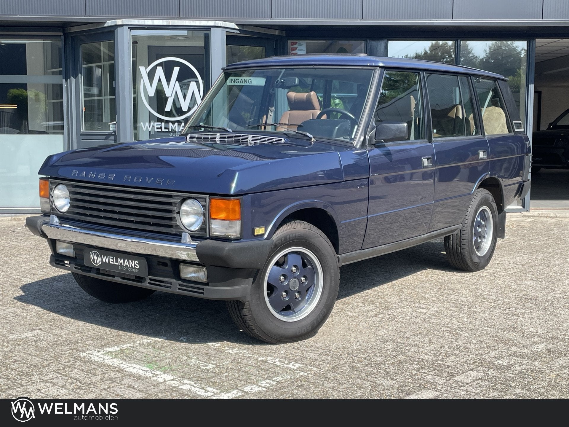 Land Rover Range Rover 4.2 V8i Vogue LSE (bj 1993), Auto's, Automaat, Blauw, Leder, Vierwielaandrijving
