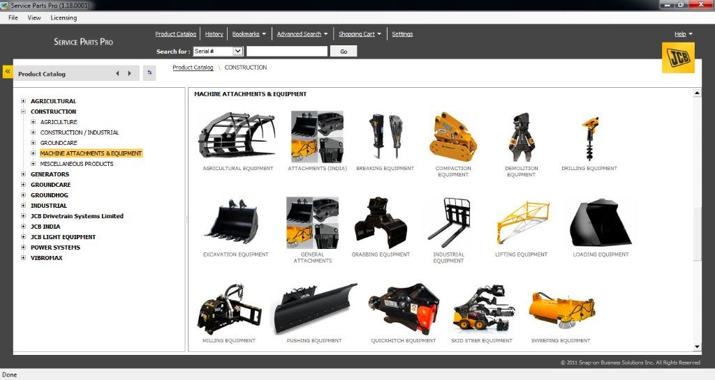 JCB SERVICE PARTS PRO 1.18 SPP 2015 + SERVICE MANUALS, Verzenden