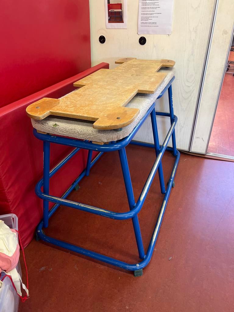 Trapezuim met twee dekplanken, Ophalen, Gebruikt