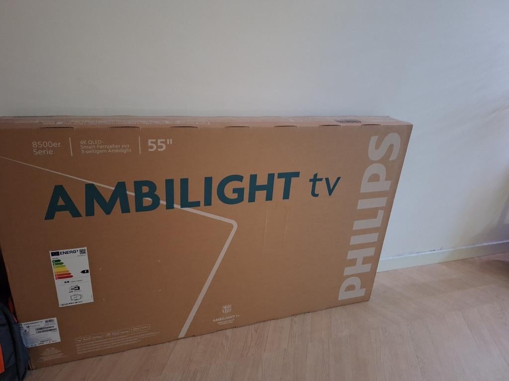 Philips Ambilight tv 55 inch 8500ER Serie, Ophalen of Verzenden