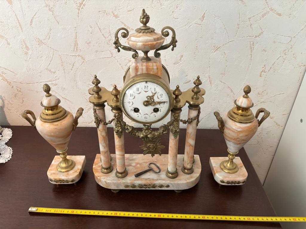 Oude staande pendule klokkenset, Antiek en Kunst, Antiek | Klokken, Ophalen