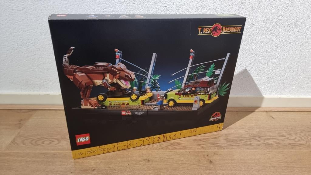 Lego 76956 T Rex Breakout, Jurassic World, Lego, Nieuw, Ophalen of Verzenden