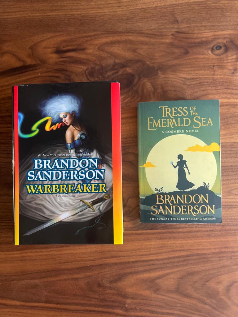 Warbreaker & Tress of the Emerald Sea - Brandon Sanderson, Ophalen of Verzenden, Zo goed als nieuw