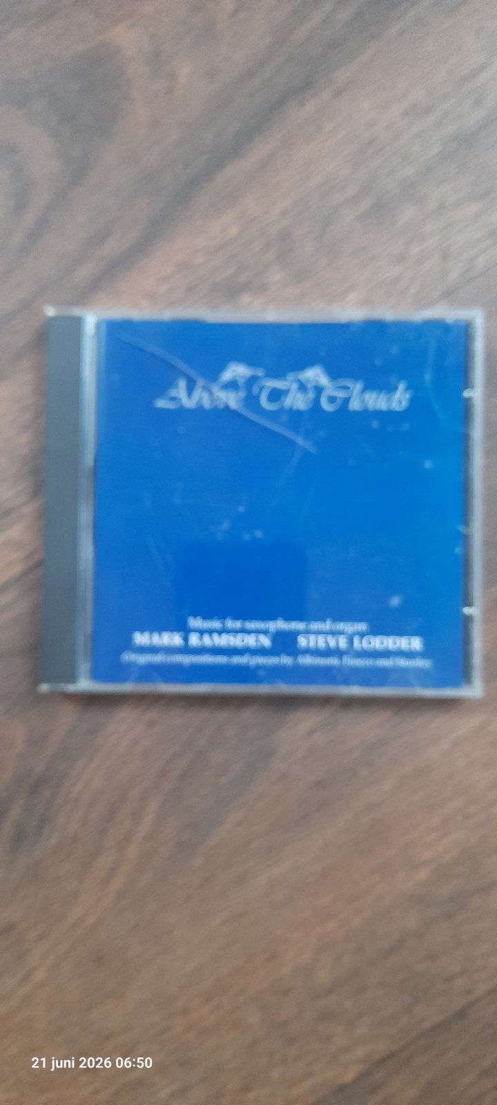 Above The Clouds - Mark Ramsden & Steve Lodder CD, Ophalen of Verzenden, Modernisme tot heden, Gebruikt, Overige typen