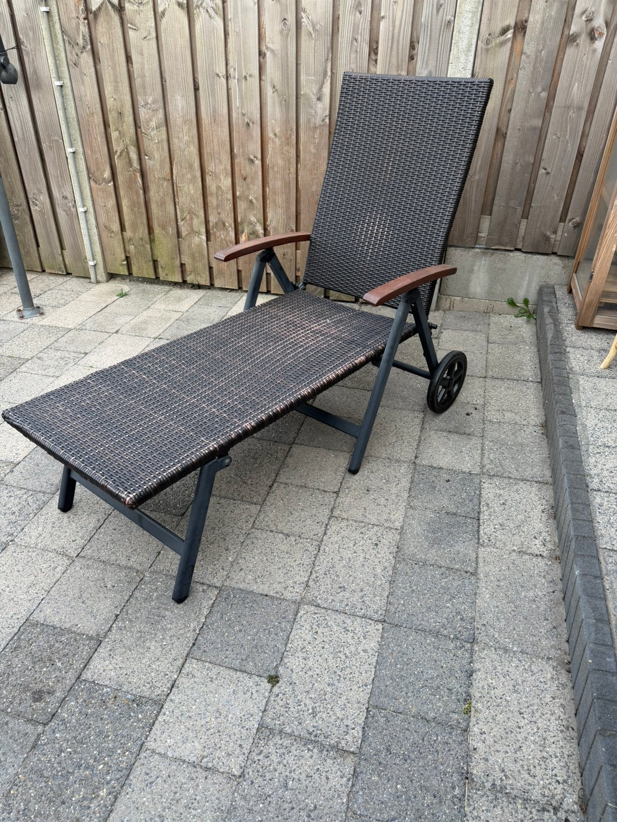 Ligstoel tuin, Ophalen, Gebruikt