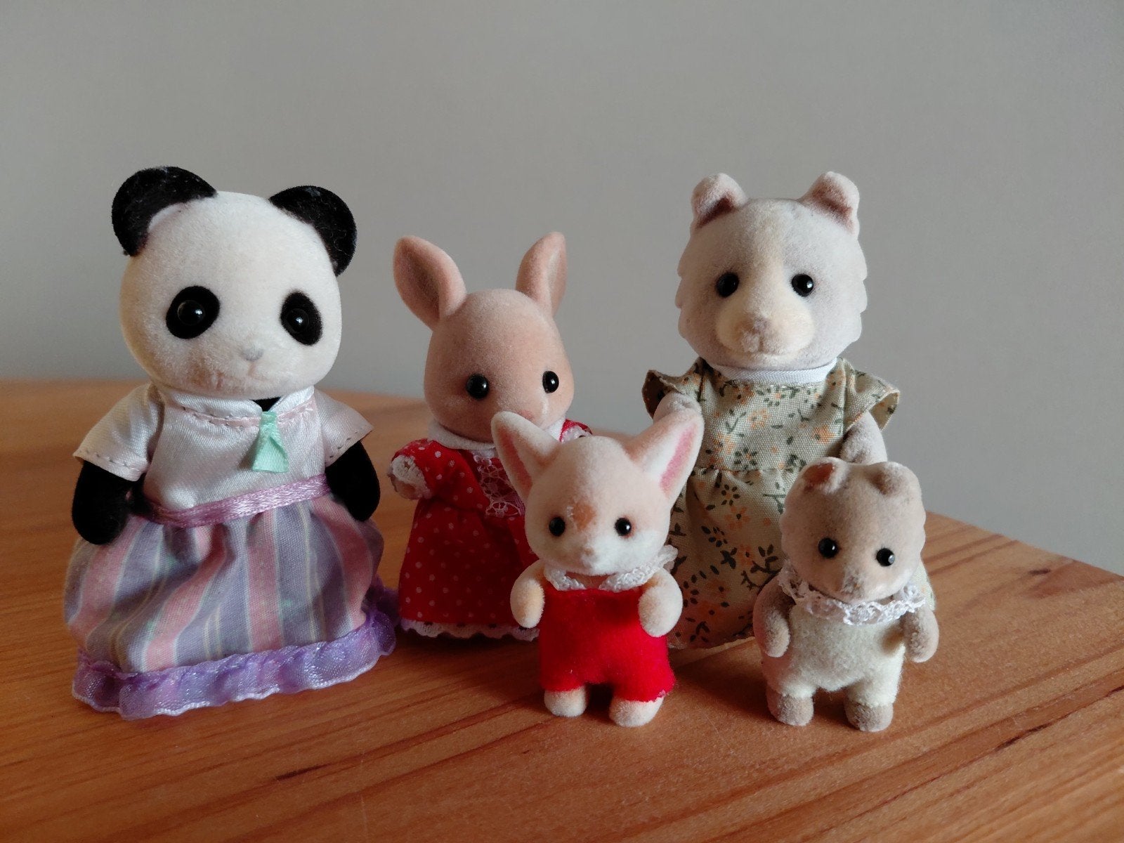 Sylvanian Families vijf wilde beesten/pandabeer/kangoeroe, Verzamelen, Ophalen of Verzenden, Gebruikt