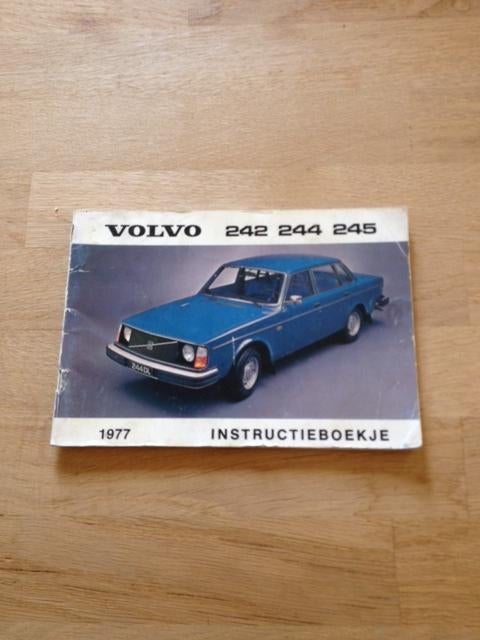 Handleiding/Instructieboekje  Volvo 242/244/245    1977   NL, Ophalen of Verzenden