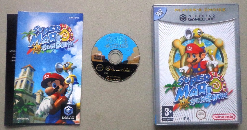 Super Mario Sunshine voor de GameCube Compleet, Spelcomputers en Games, Games | Nintendo GameCube, Avontuur en Actie, 1 speler