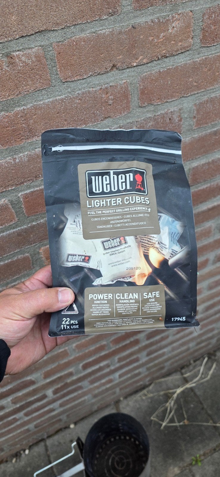 Weber Rapidfire Starter met aanmaakblokjes, Ophalen, Gebruikt, Weber
