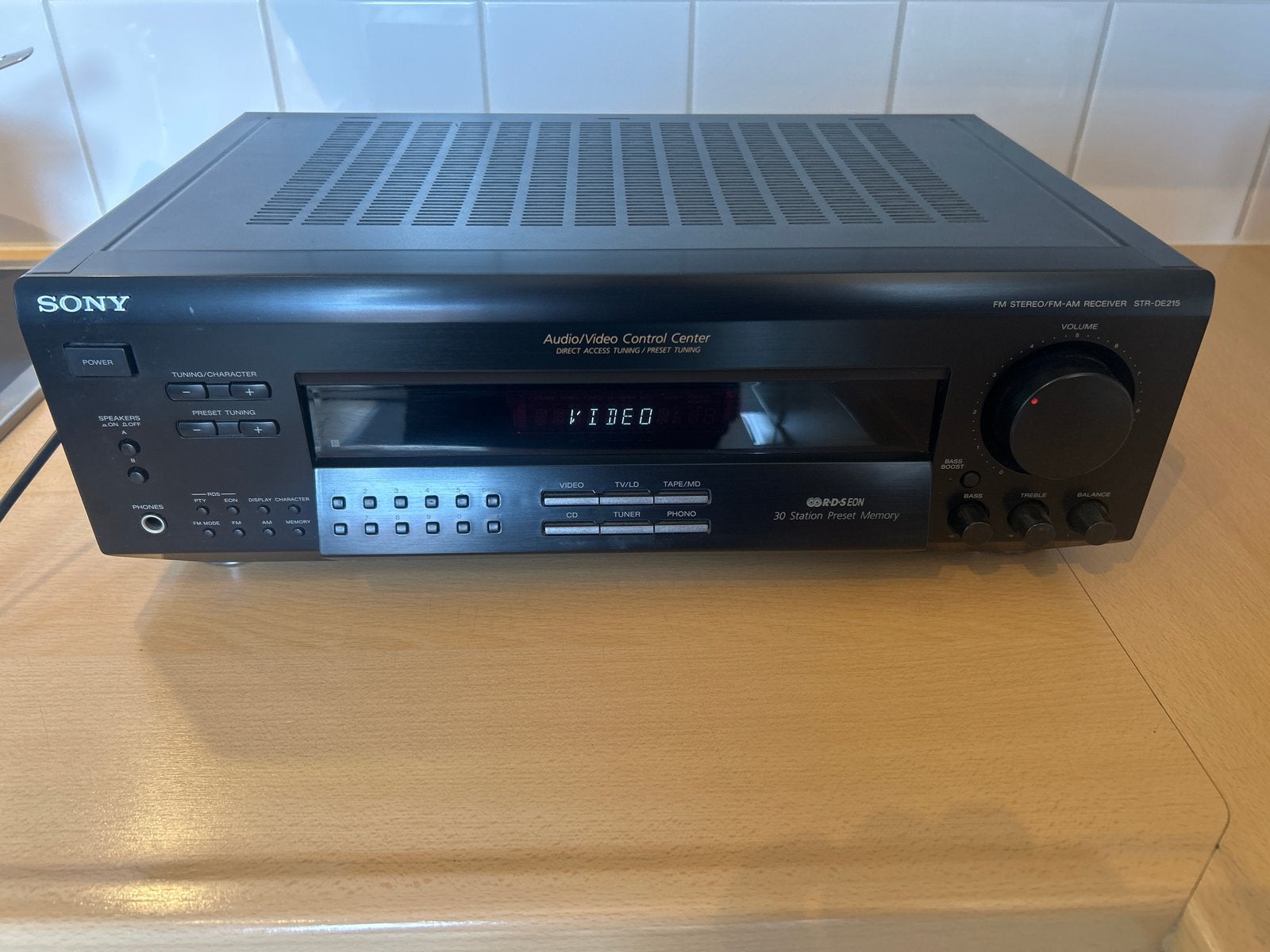 Sony STR-DE215 Audio/Video Control Center Receiver, Gebruikt, Ophalen of Verzenden, Sony, Minder dan 60 watt