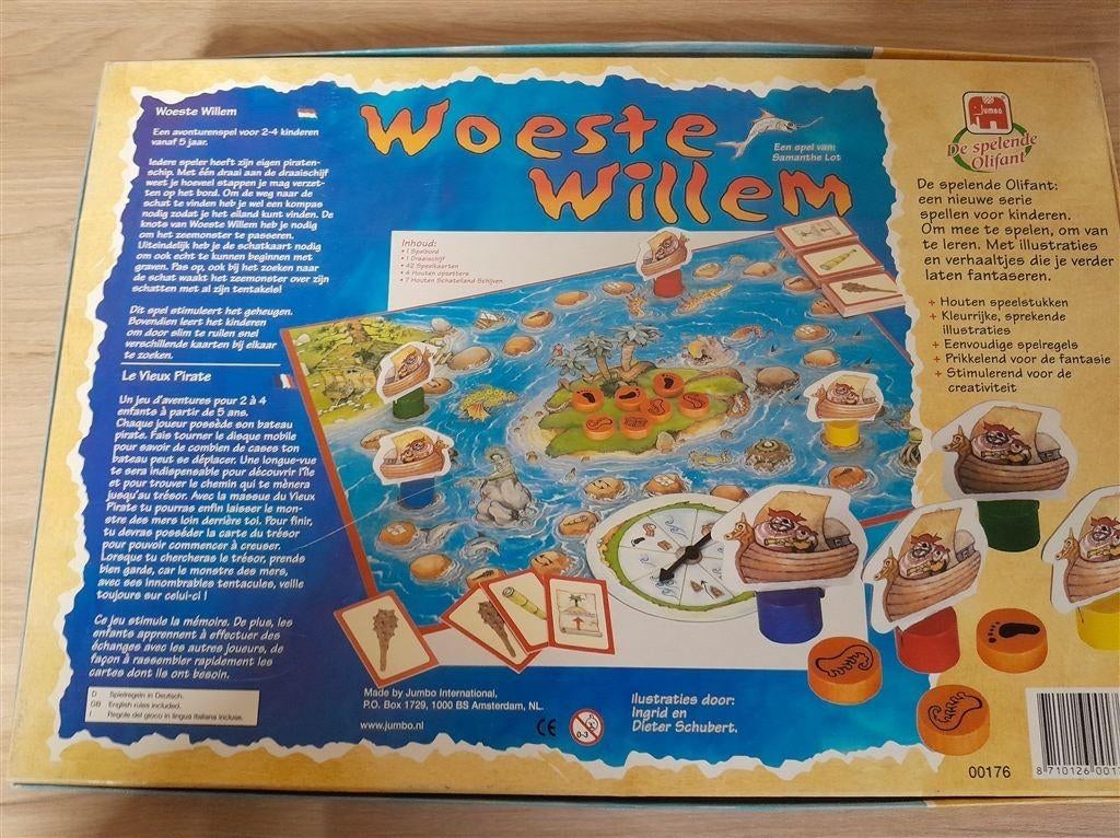 Woeste Willem - s1297, Hobby en Vrije tijd, Gezelschapsspellen | Bordspellen, Verzenden, Zo goed als nieuw