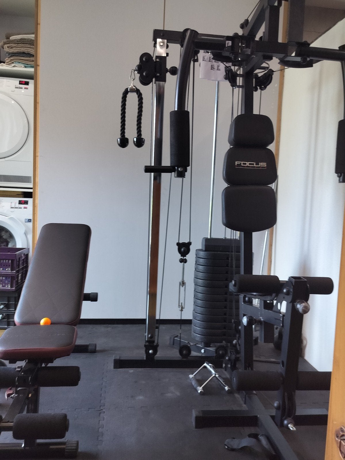 Focus Fitness Home Gym - Compleet Krachtstation, Ophalen, Zo goed als nieuw, Benen