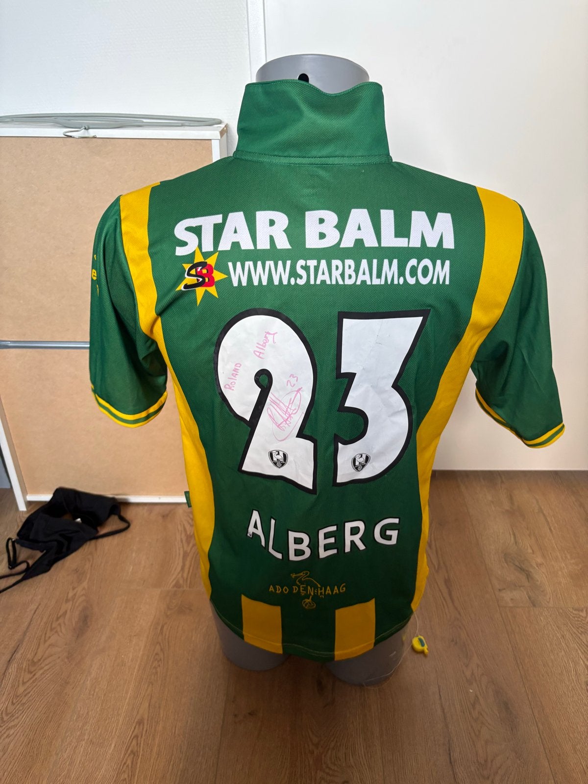 Matchworn ADO Den Haag voetbalshirt - Gesigneerd!, Ophalen of Verzenden, Gebruikt, Shirt