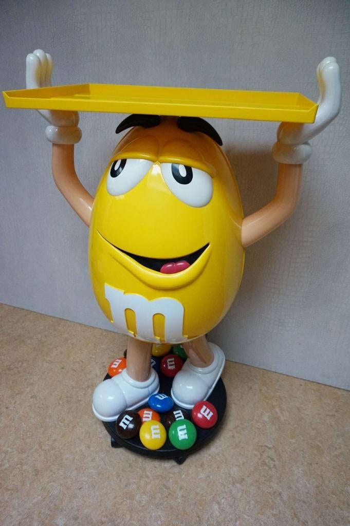 M&M Mr Peanut winkel display, 1980s, leuk kinder nachtkastje, Ophalen, Minder dan 75 cm, 105 cm of meer, Zo goed als nieuw