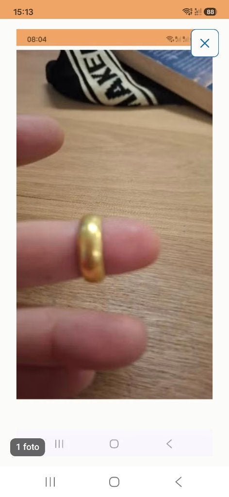 Gezocht thai gouden trouw ring van 1 baht, Ophalen of Verzenden, Dame, Goud, Goud