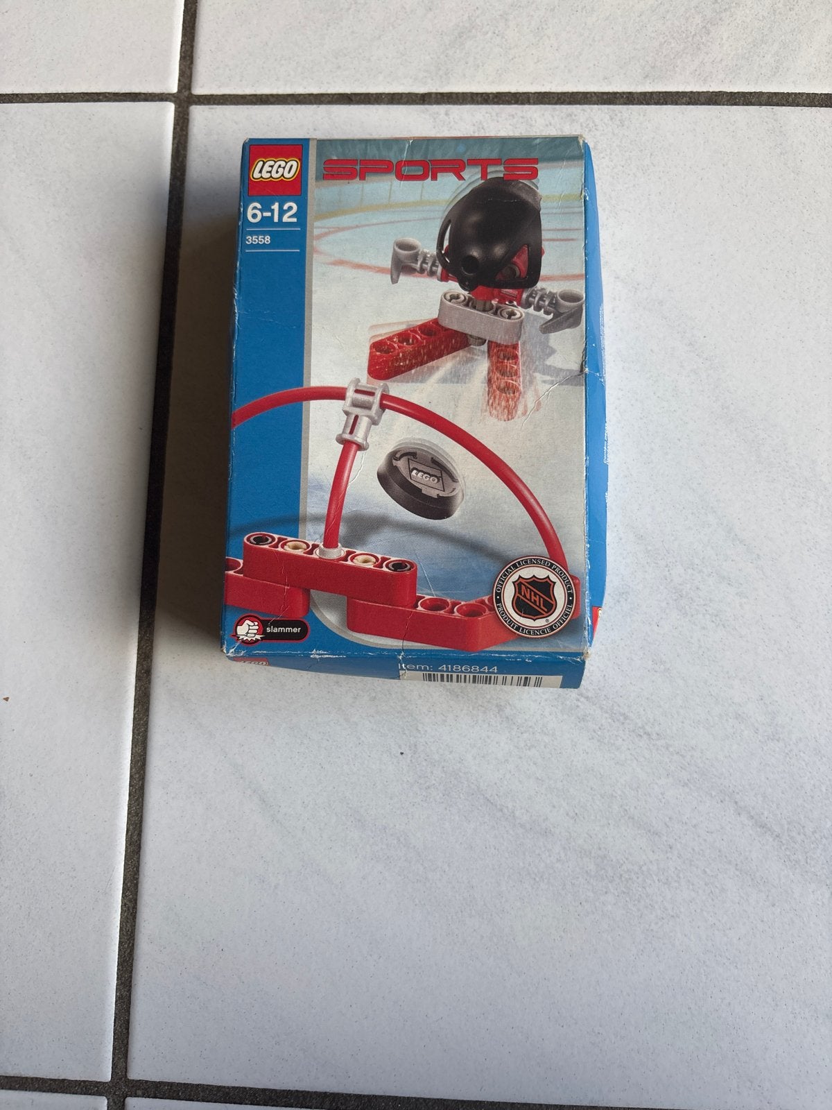 Lego Sports 3558 NHL Hockey Goalie Deke's Challenge, Gebruikt, Overige thema's, Lego, Ophalen of Verzenden
