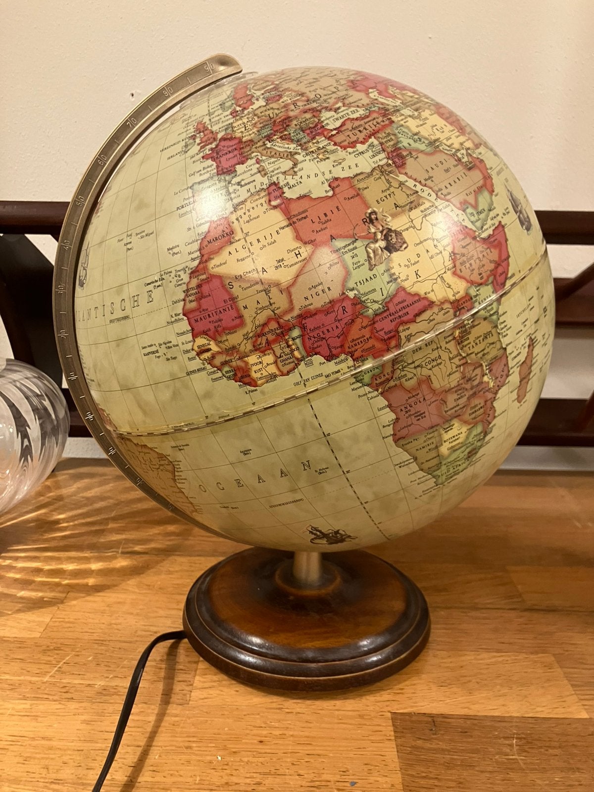 Columbus Renasaince globe 30 cm, Ophalen of Verzenden, Zo goed als nieuw
