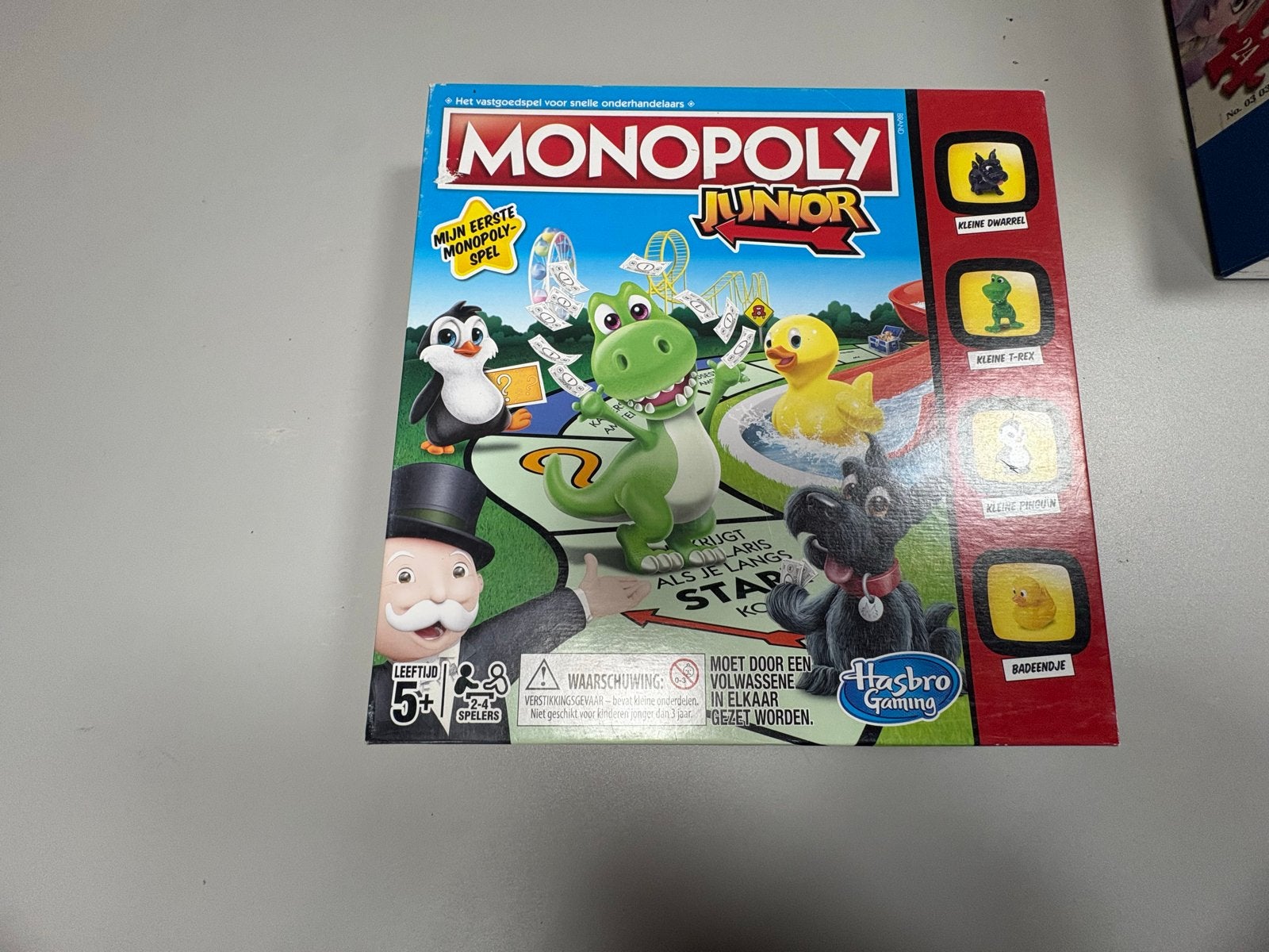 Monopoly Junior - Mijn Eerste Monopoly-Spel, Drie of vier spelers, Ophalen, Zo goed als nieuw