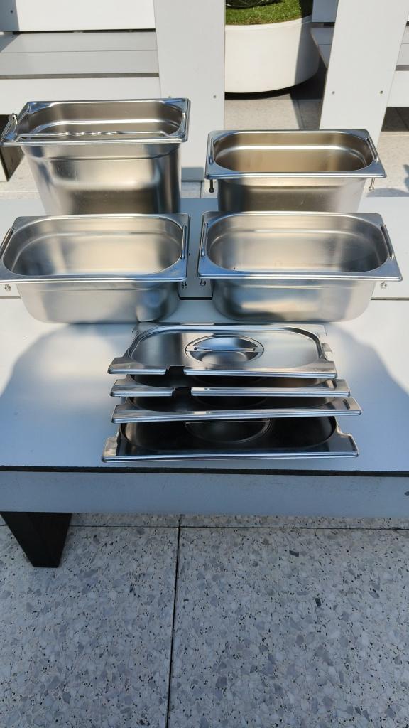 Au bain marie cuvettes 4 stuks, Huis en Inrichting, Ophalen, Zo goed als nieuw