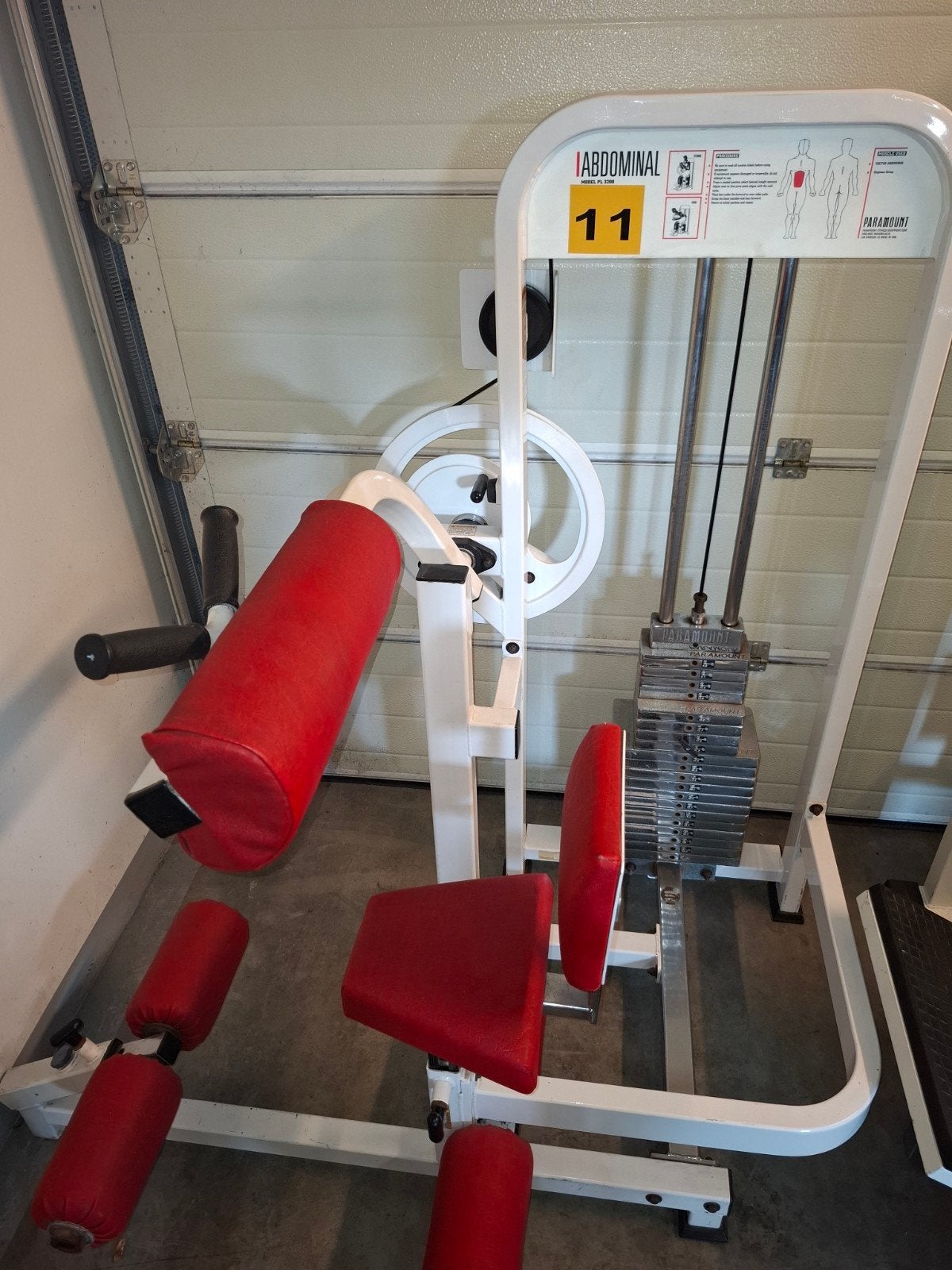 Professionele buikspiertrainer machine, Ophalen