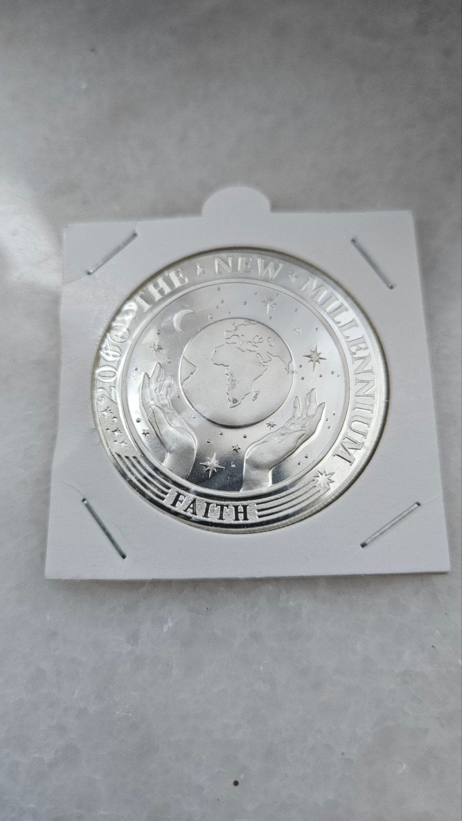 20 dollars kiribati 2000, Postzegels en Munten, Ophalen of Verzenden, Overige waardes, Zilver