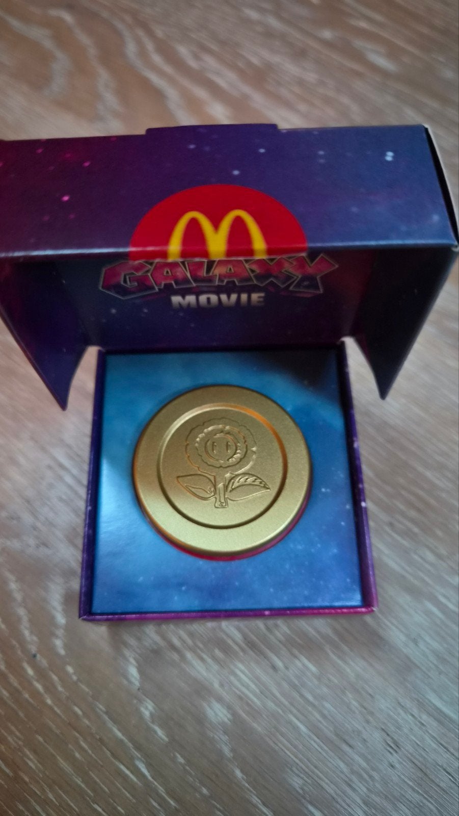 Super Mario Galaxy Movie McDonald's munt, Ophalen of Verzenden, Nieuw, Jongen of Meisje