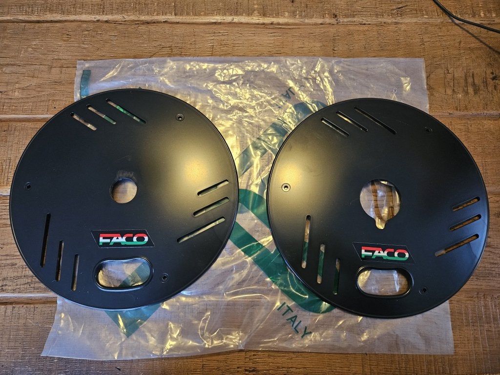 Puch Piaggio Typhoon Wiel Doppen -  velg disc  FACO zwart, Overige typen, Niet ingevuld, Nieuw, Niet ingevuld