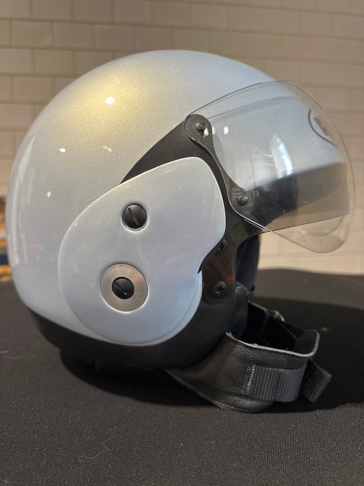 ROOF Scooterhelm - Zilver/Grijs - Maat M, Ophalen of Verzenden, Gebruikt, Medium