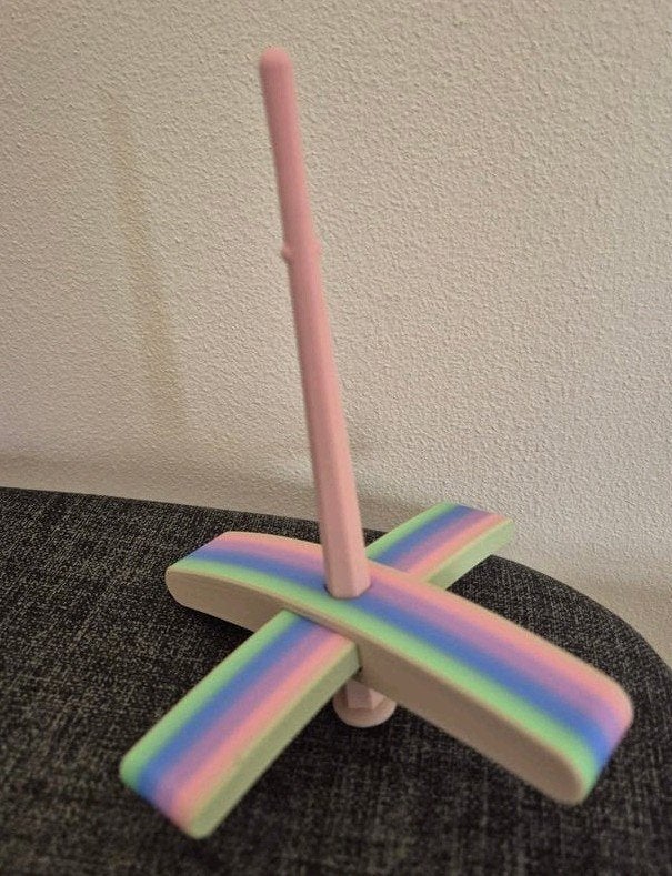 Massieve spintol 15cm met schoonheidsfoutje, Hobby en Vrije tijd, Ophalen of Verzenden, Nieuw, Spinnewiel